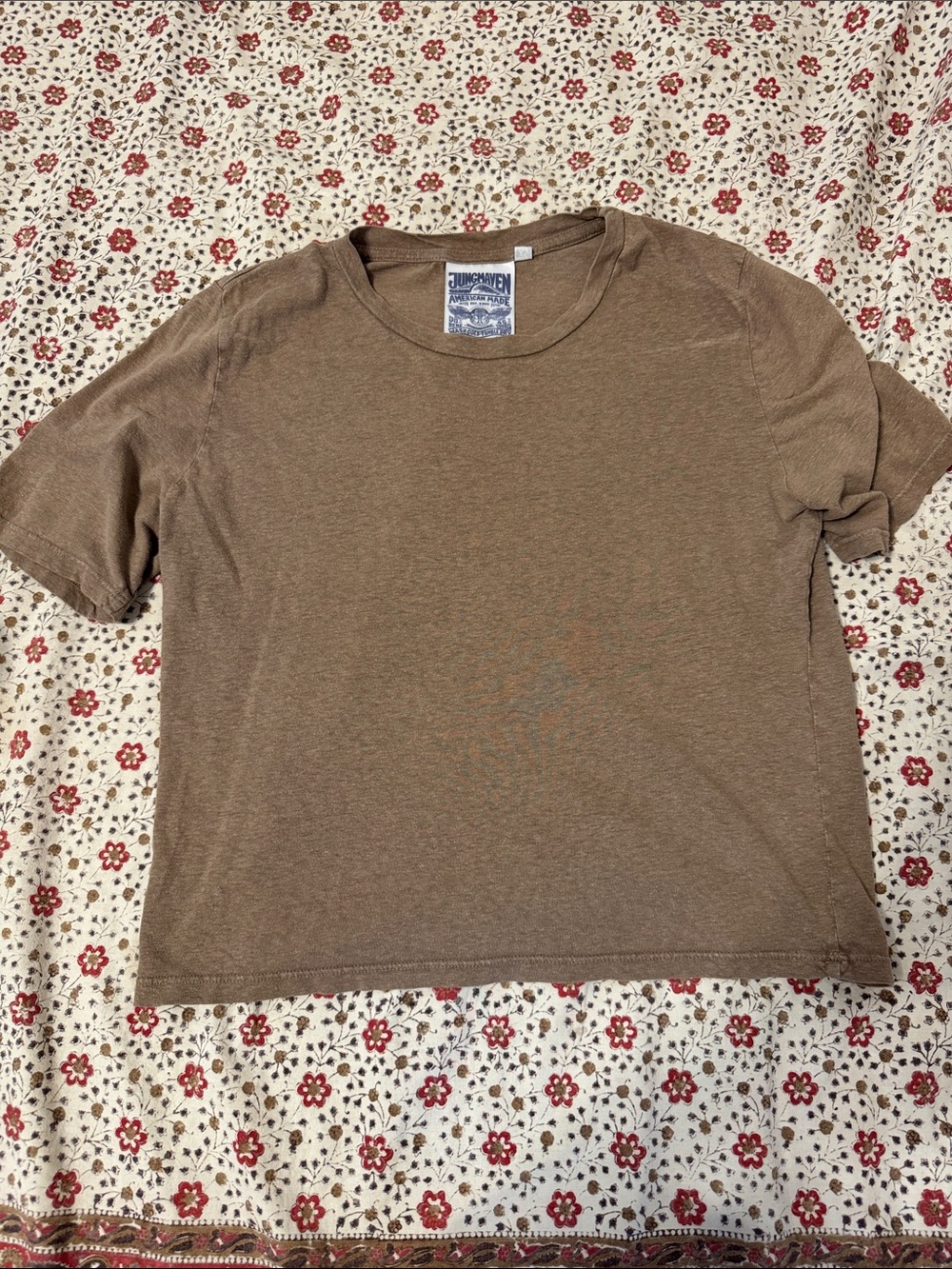 Jungmaven Women's Dakota Short Sleeve Tee in Coyote